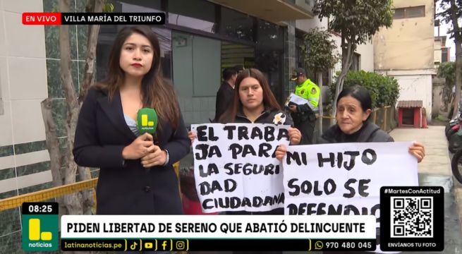 Piden libertad para sereno que mató a delincuente en VMT