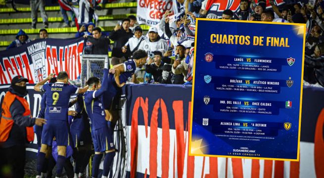 ¡Con Alianza Lima! Conmebol confirmó el fixture los cuartos de final de la Sudamericana