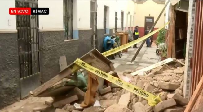 Barrios Altos: pared colapsa y cae sobre el cuarto de una niña de 12 años mientras dormía