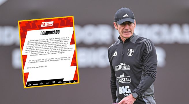 FPF anuncia nueva convocatoria tras baja de Valera y Flores en la selección peruana