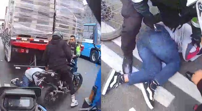 Así fue la captura de los presuntos sicarios que mataron a chofer en El Agustino | VIDEO