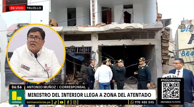 Ministro del Interior informa que tres organizaciones criminales estarían detrás del atentado en Trujillo