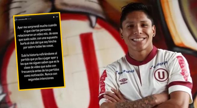 Raúl Ruidiaz se pronuncia y descarta haberse burlado de goleada de Universitario