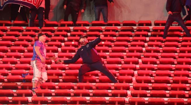 Independiente vs U de Chile fue suspendido por terribles incidentes: varios heridos en Argentina