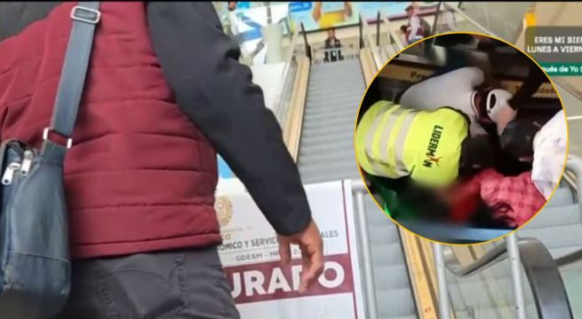 Niño de 5 años quedó atrapado en escalera eléctrica del C.C Real Plaza