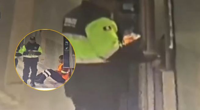 Serenos son captados cuando se llevan dinero de un hombre ebrio