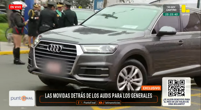 Mininter quitó presupuesto que cubría gastos como pensiones para comprar autos de lujo para altos mandos policiales