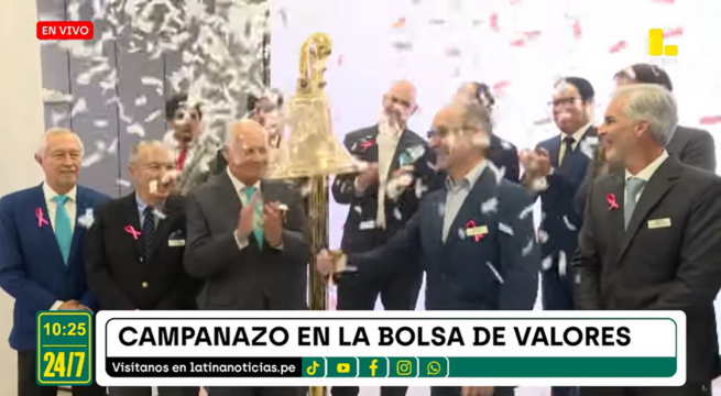 Auna celebra su ingreso a la Bolsa de Valores de Lima con histórico 