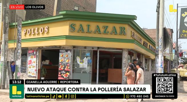 Pollería sufre segundo ataque extorsivo en Los Olivos | VIDEO