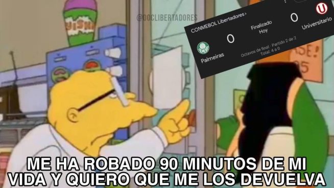Los memes que dejó el empate sin goles de Universitario en Brasil contra Palmeiras