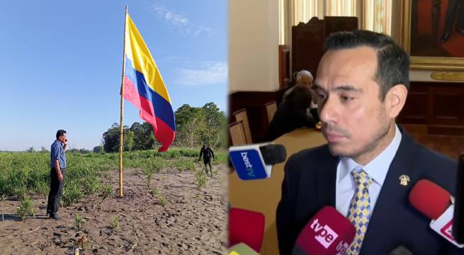 Congresistas rechazan izado de bandera colombiana en Santa Rosa: 