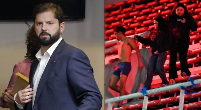 Gabriel Boric se pronuncia tras los graves incidentes en el Independiente vs. U. de Chile