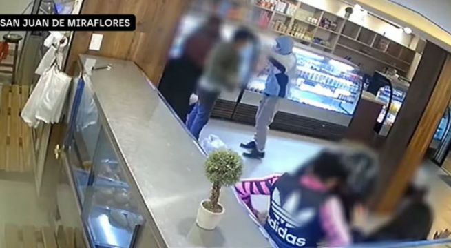Panadería en San Juan de Miraflores sufre violento asalto en presencia de familias y niños