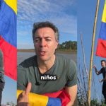 ¿Quién es el precandidato colombiano que colocó la bandera de su país en Santa Rosa?