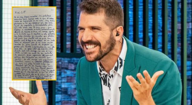 La carta de despedida de José Peláez que conmovió a los fans de 