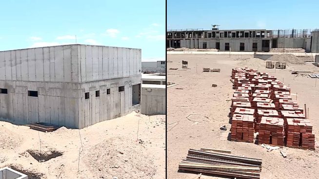 Megapenal en pleno desierto: obra llegó al 90% de avance pero fue abandonada por esta razón
