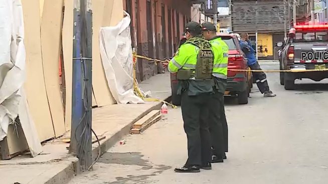 Extorsionadores disparan contra trabajador de obra en calle del Rímac
