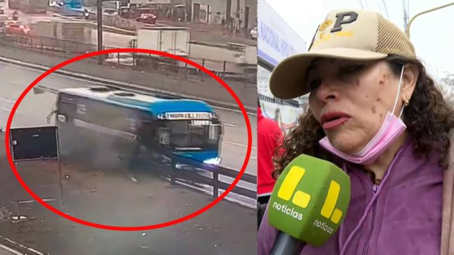 Estudiante corre el riesgo de perder su pierna tras accidente de bus en Vía de Evitamiento