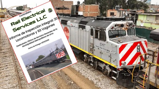 Tren Lima-Chosica: Estudio contratado por la MML determinó situación crítica de locomotoras, según MTC