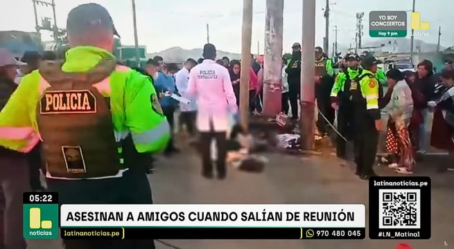 Áncash: asesinan a balazos a dos amigos en plena Panamericana Norte