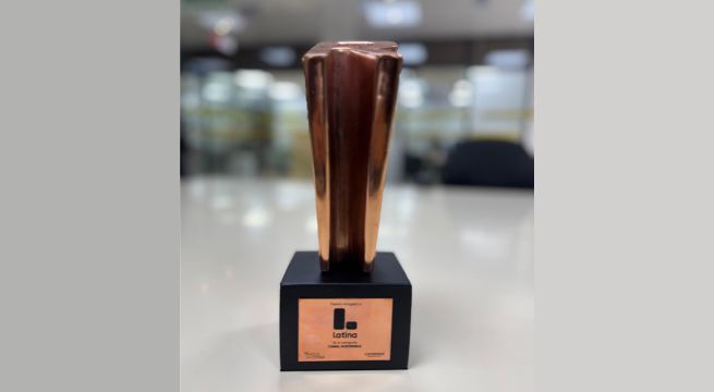 Latina Televisión gana premio como medio de 'Mayor Impacto - Canal Sostenible'
