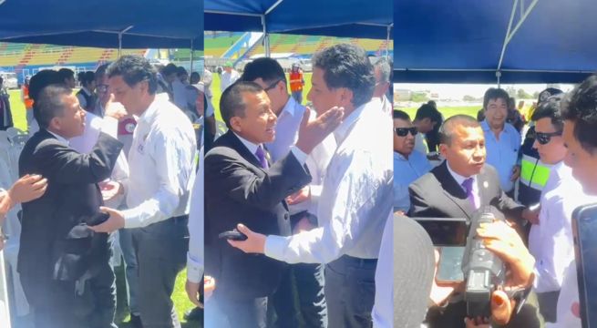 Alcalde de distrito de Arequipa llega ebrio a actividad del Gobierno y arma escándalo