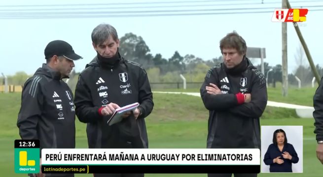 Andy Polo no terminó la práctica de la selección peruana previo al duelo con Uruguay