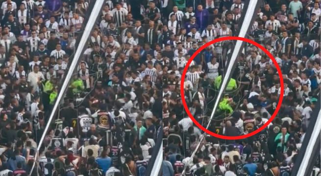 Alianza Lima vs U de Chile: incidentes en la tribuna entre hinchas y policías | VIDEO