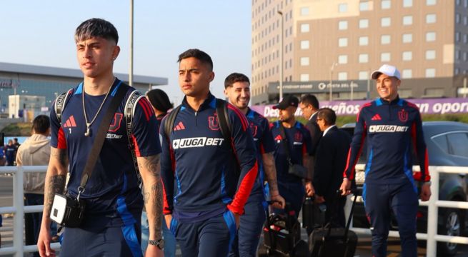 U de Chile llegó a Lima para enfrentar a Alianza por Copa Sudamericana
