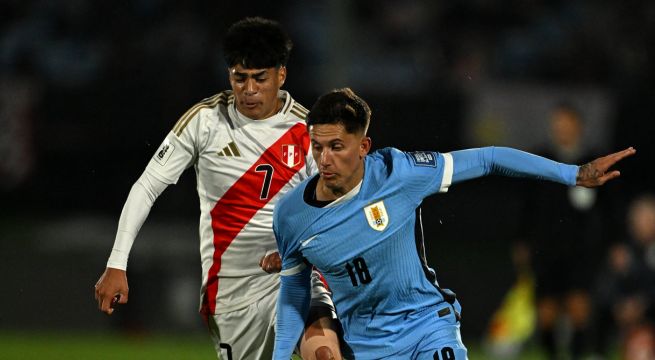 Perú cayó 3-0 ante Uruguay y quedó sin ninguna posibilidad de ir al mundial 2026