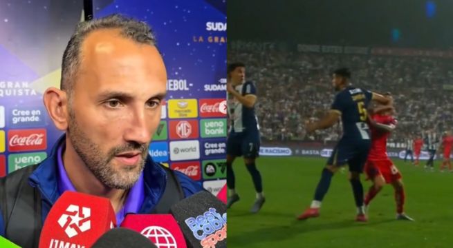 Esto dijo Hernán Barcos sobre la expulsión de Carlos Zambrano en Copa Sudamericana