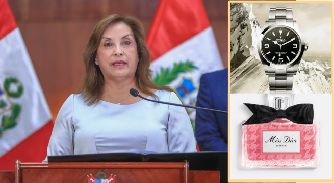 Perfumes, vajillas y relojes de oro: los obsequios de Dina Boluarte y la norma que flexibiliza su control