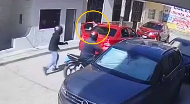 Asaltan a empresario a metros de comisaría y le roban 46 mil soles