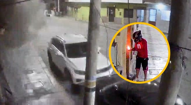 Detonan explosivo en la puerta de una casa: ataque quedó grabado