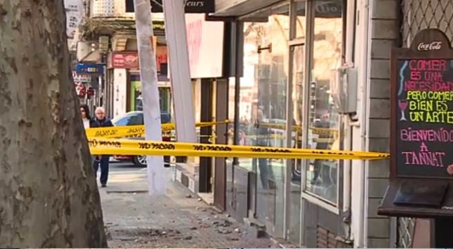 Explosión en restaurante deja un herido de gravedad en Uruguay | VIDEO