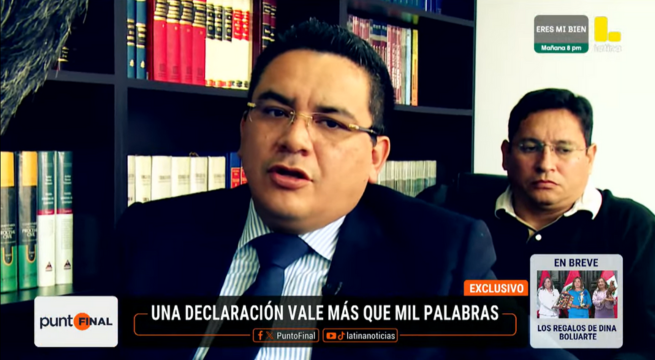 Juan José Santiváñez presentaba a excomandante PNP Prado Ravines como su patrocinado