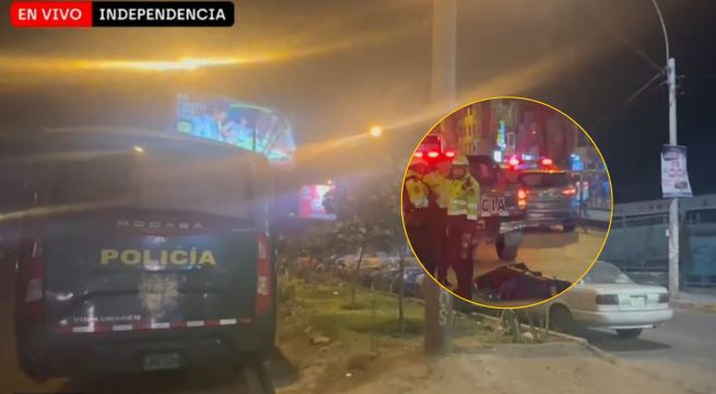 Independencia: adulto mayor muere atropellado por bus de la Policía en vía exclusiva del Metropolitano