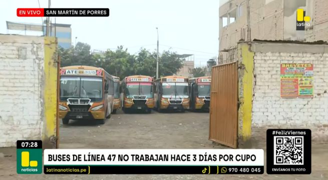 Amenazas de muerte dejan sin trabajo a conductores y cobradores de la Línea 47