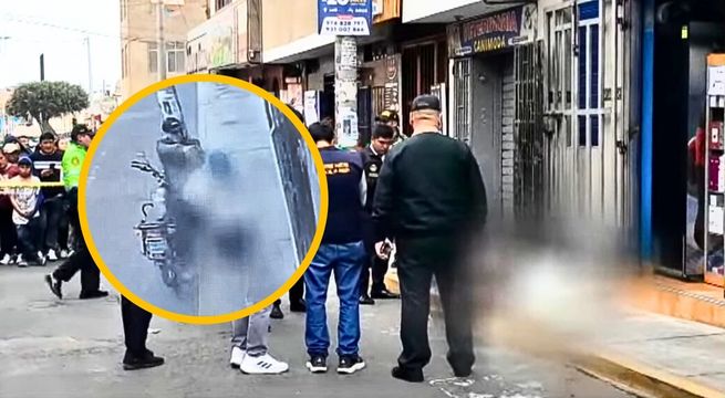 Matan con tres balazos a hombre en plena calle: cámara captó el ataque