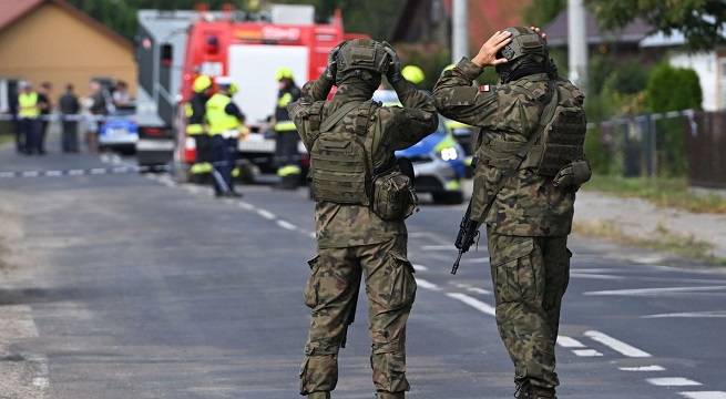 Fuerzas armadas de Polonia derriban drones rusos tras ingreso ilegal a su espacio aéreo