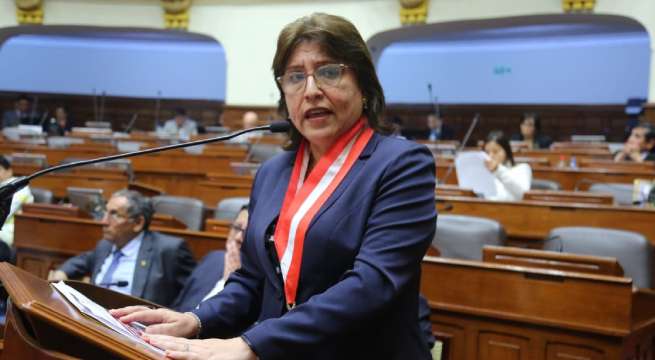 Delia Espinoza alista demanda contra la Ley de Amnistía ante el Tribunal Constitucional
