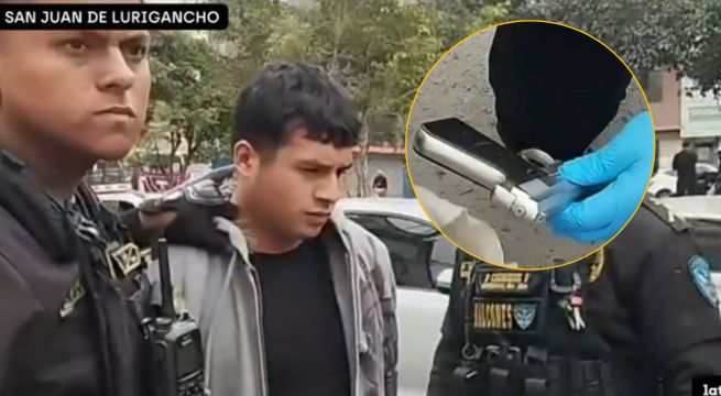 Delincuente es detenido con arma lista para atacar a chofer de bus