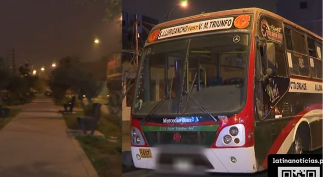 Ataque en SJL: sicario abordó el transporte público y baleó a conductor de la línea Santa Catalina