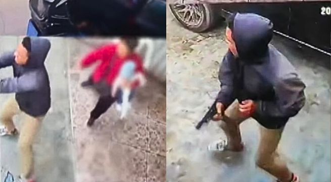 Sicario balea a cuatro personas en pollada: menores vieron ataque | VIDEO