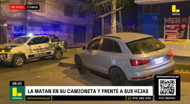 Sicarios asesinan a madre frente a sus tres hijos en Comas