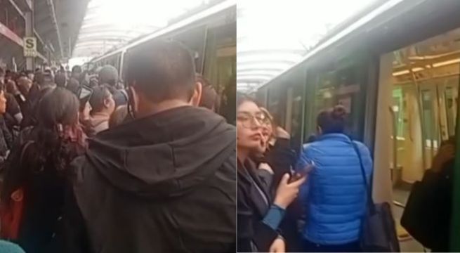 Línea 1 del Metro de Lima vuelve a presentar retrasos y afecta a pasajeros