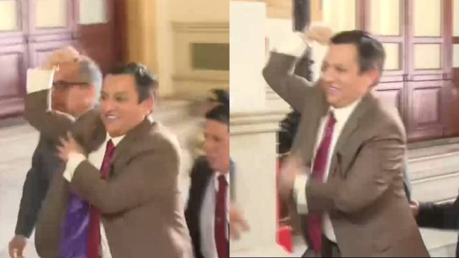 El curioso gesto del Ministro de Salud tras mociones de vacancia en contra de Dina Boluarte