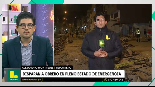 Atacan a balazos a obrero cerca de comisaría en primer día del estado de emergencia