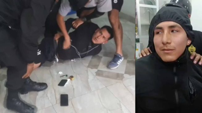 Capturan a extorsionador en pleno cobro de cupos en El Agustino