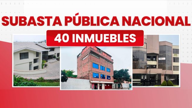 Anuncian subasta de casas y departamentos desde 36 mil soles: mira cómo participar